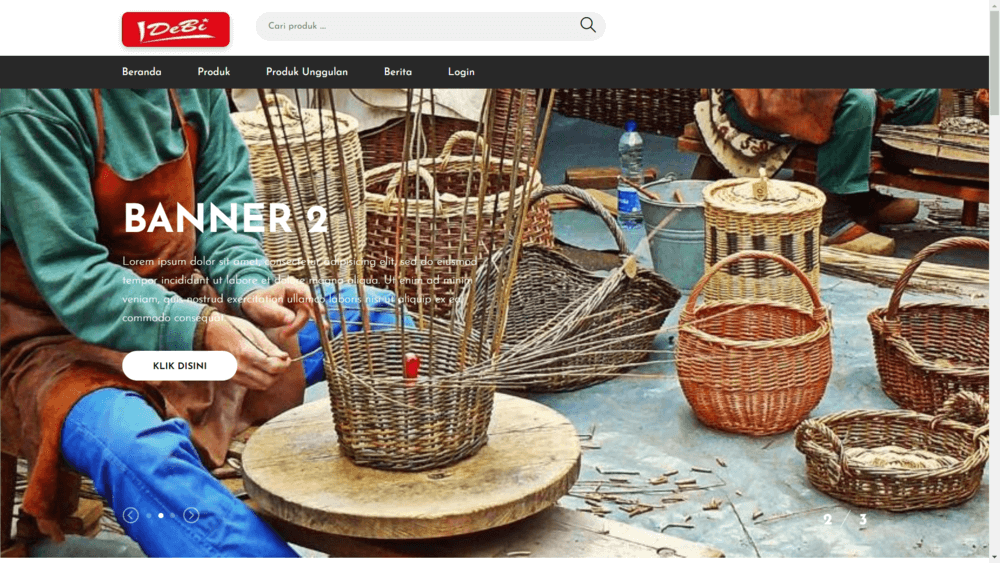 Website CV. Idebi Rattan