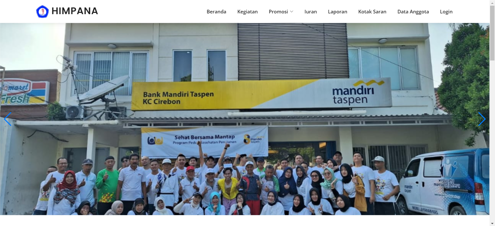 Website Himpana Cirebon